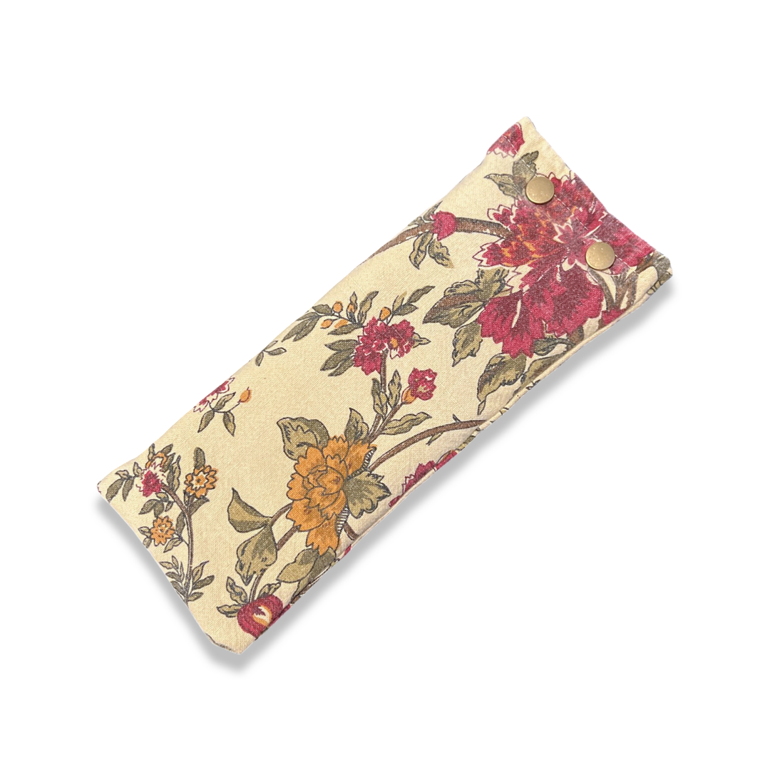 Eye Pillow- Burgundy Blooms