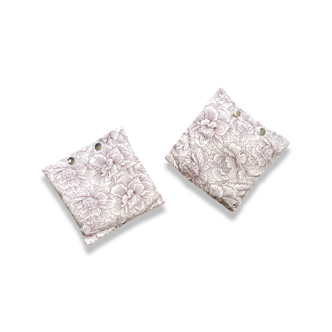 Hand Pillows- Maroon Bloom