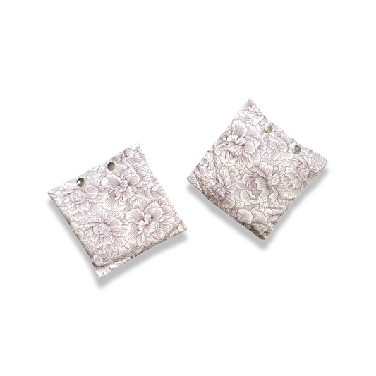 Hand Pillows- Maroon Bloom